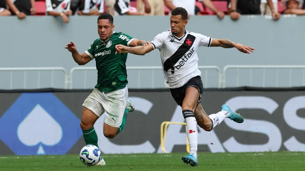 Vasco e Palmeiras em Brasília, pelo Campeonato Brasileiro (Foto: Cesar Greco/Palmeiras)