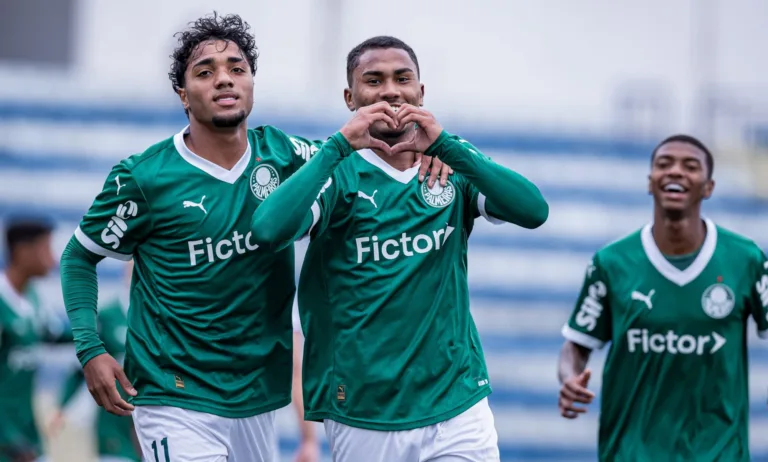 Show das Crias: Palmeiras Sub-20 goleia Santo André por 7 a 1 e segue com 100% no Paulista