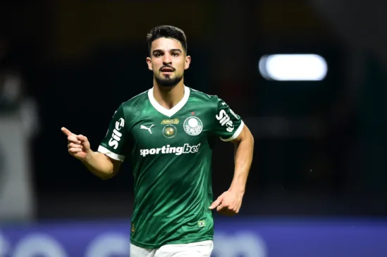 Flaco López em ação pelo Palmeiras (Foto: Libertadores)