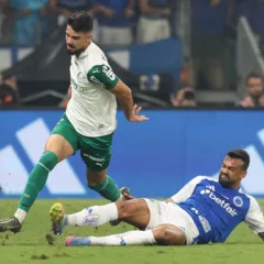 Palmeiras e Cruzeiro pelo Campeonato Brasileiro. (Foto: Cesar Greco/Palmeiras)