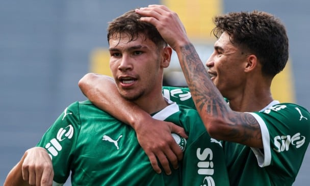 Palmeiras em ação pelo Campeonato Brasileiro Sub-20 (Foto: Fabio Menotti/Palmeiras/by Canon)