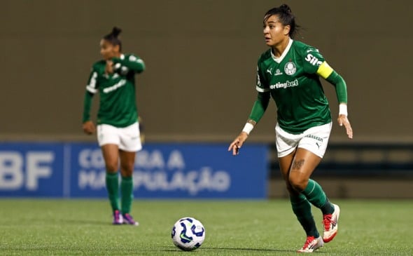 Foto: Palmeiras e Fluminense na Arena Barueri pelo Brasileirão Feminino (Foto: Rebeca Reis/CBF)
