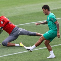 Treinamento do Palmeiras na Universidade da Carolina do Norte. (Foto: Cesar Greco/Palmeiras)