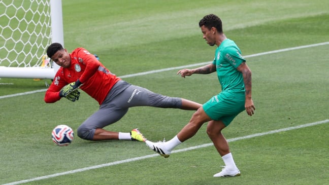 Treinamento do Palmeiras na Universidade da Carolina do Norte. (Foto: Cesar Greco/Palmeiras)
