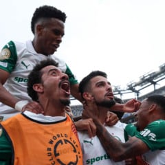 Palmeiras em ação pela Copa do Mundo de Clubes (Foto: Cesar Greco/Palmeiras/by Canon)