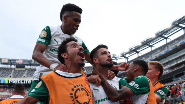 Palmeiras em ação pela Copa do Mundo de Clubes (Foto: Cesar Greco/Palmeiras/by Canon)