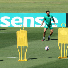 Palmeiras durante treinamento nos Estados Unidos (Foto: Cesar Greco/Palmeiras/by Canon)