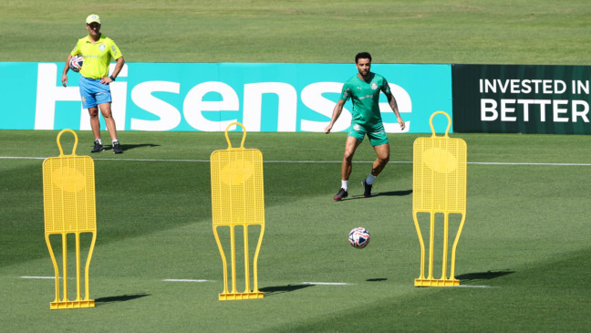 Palmeiras durante treinamento nos Estados Unidos (Foto: Cesar Greco/Palmeiras/by Canon)