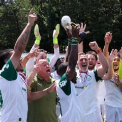 Casa Palmeiras de Greensboro, na Carolina do Norte. (Foto: Cesar Greco/Palmeiras/by Canon)
