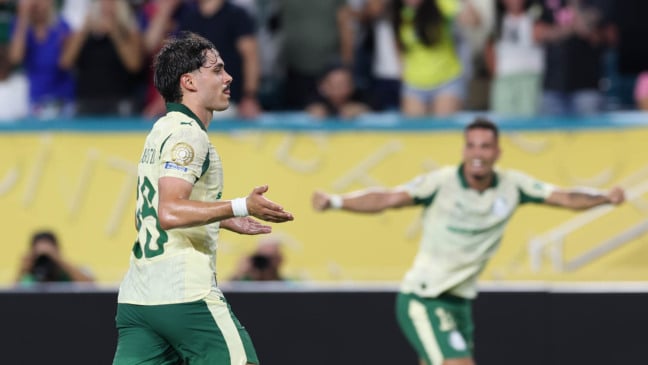 Maurício em ação pelo Palmeiras na Copa do Mundo de Clubes (Foto: Cesar Greco / Palmeiras) 