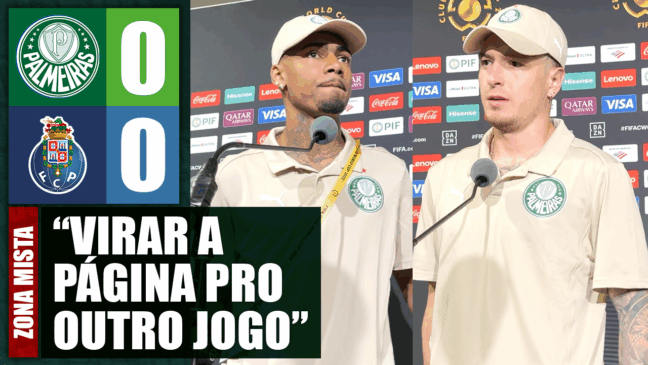 Zona Mista | Allan e Aníbal Moreno analisam empate entre Palmeiras e Porto