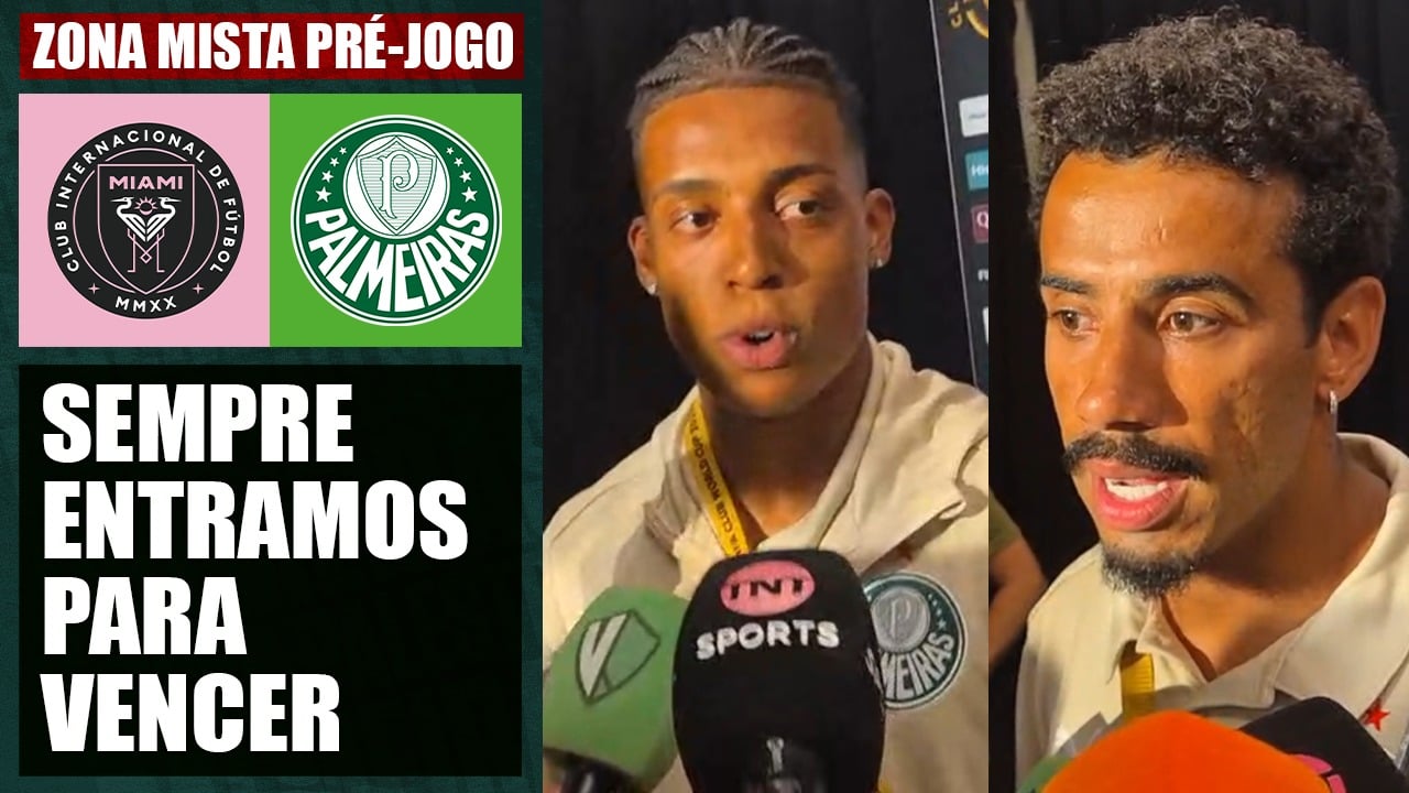 Zona Mista: Vanderlan e Lucas Evangelista falam sobre jogo decisivo do Palmeiras na Copa do Mundo de Clubes 