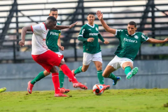Palmeiras Sub-20 em ação pelo Campeonato Paulista (Foto: Divulgação)