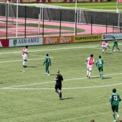 Palmeiras e Ajax-HOL em amistoso na Holanda (Foto: Divulgação) 