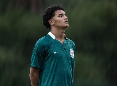 Halerrandrio em ação pelo Goiás (Foto: Divulgação) 