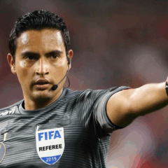 Hundurenho apita jogo de estreia do Palmeiras no novo Mundial da Fifa. Foto: Reprodução