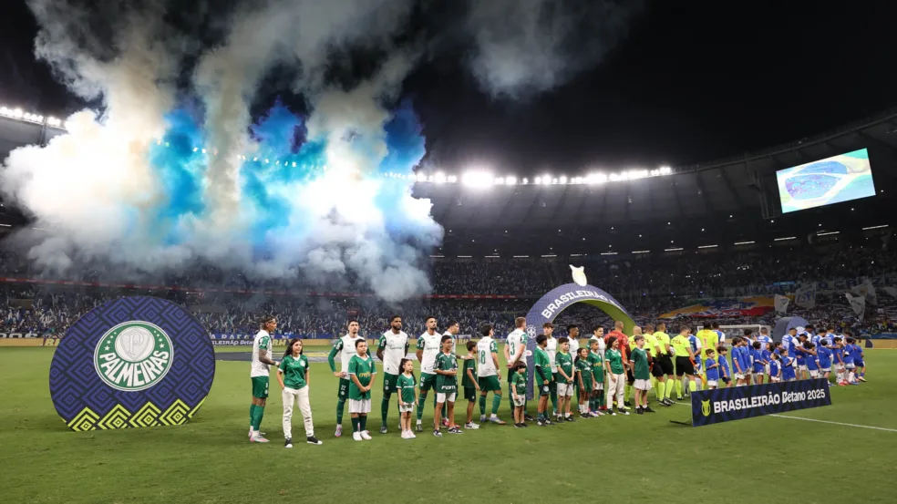 Palmeiras e Cruzeiro pelo Campeonato Brasileiro. (Foto: Cesar Greco/Palmeiras)