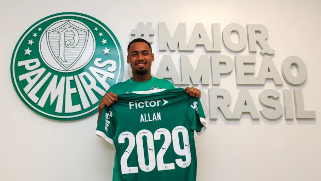 Allan renova contrato com Palmeiras até 2029