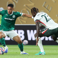 Palmeiras em ação pela Copa do Mundo de Clubes (Foto: Cesar Greco / Palmeiras) 