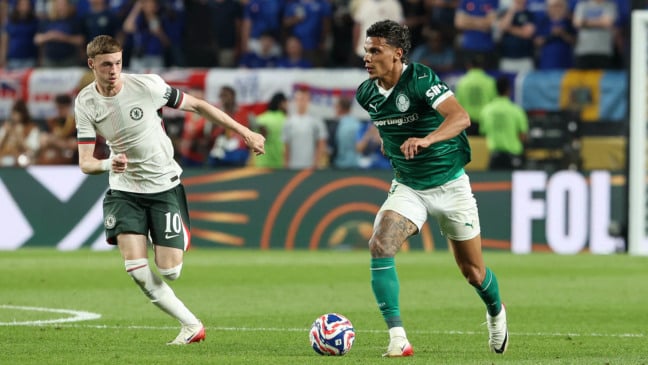 Richard Ríos em ação pelo Palmeiras (Foto: Cesar Greco / Palmeiras) 