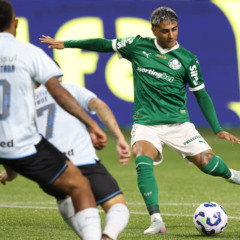 Facundo Torres, do Palmeiras, em ação pelo Campeonato Brasileiro (Foto: Cesar Greco) 
