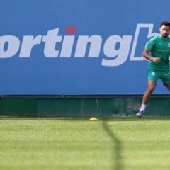 O jogador Felipe Anderson, da SE Palmeiras, durante treinamento, na Academia de Futebol. (Foto: Cesar Greco/Palmeiras/by Canon)