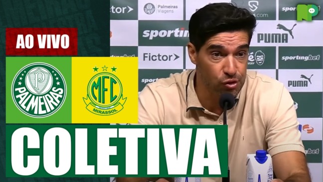 Pós-jogo e coletiva: assista ao vivo a entrevista de Abel Ferreira após Palmeiras e Mirassol
