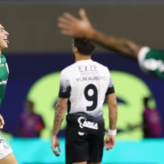 Palmeiras e Corinthians, na Arena Barueri (Foto: Cesar Greco/Palmeiras)