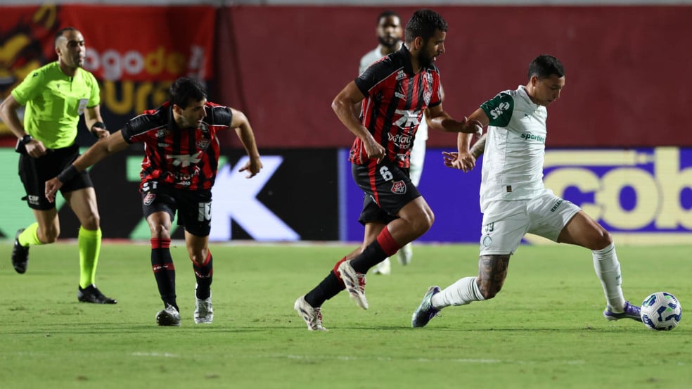 Palmeiras e Vitória pelo Campeonato Brasileiro (Foto: Cesar Greco/Palmeiras)