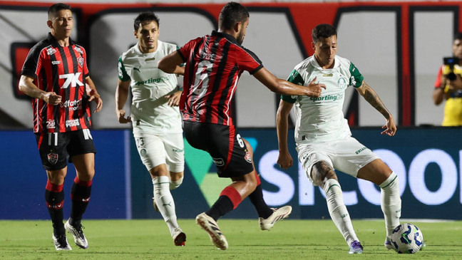 Palmeiras e Vitória pelo Campeonato Brasileiro (Foto: Cesar Greco/Palmeiras)
