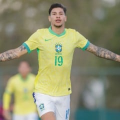 Erick Belé em ação pela Seleção Brasileira Sub-20 (Foto: Rafael Ribeiro/CBF)