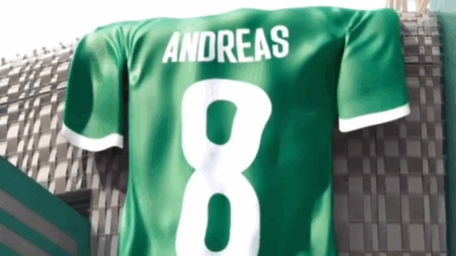 Andreas tem número definido para usar no Palmeiras (Foto: Reprodução)