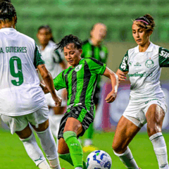 Palmeiras X América-MG em ação (Foto - Mourão Panda/América)
