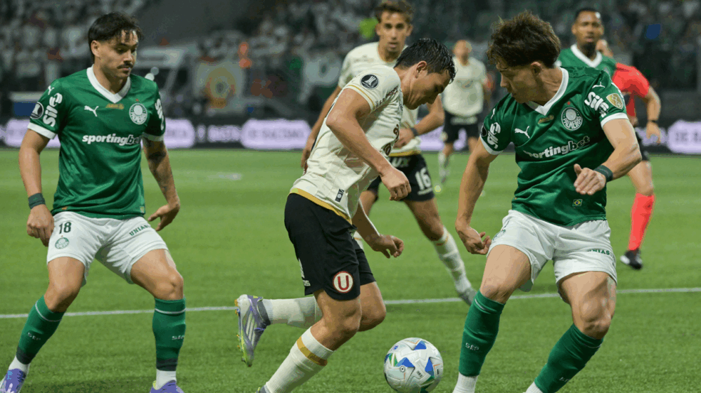 Palmeiras em ação pela Libertasores (Foto: Staff/ CONMEBOL) 