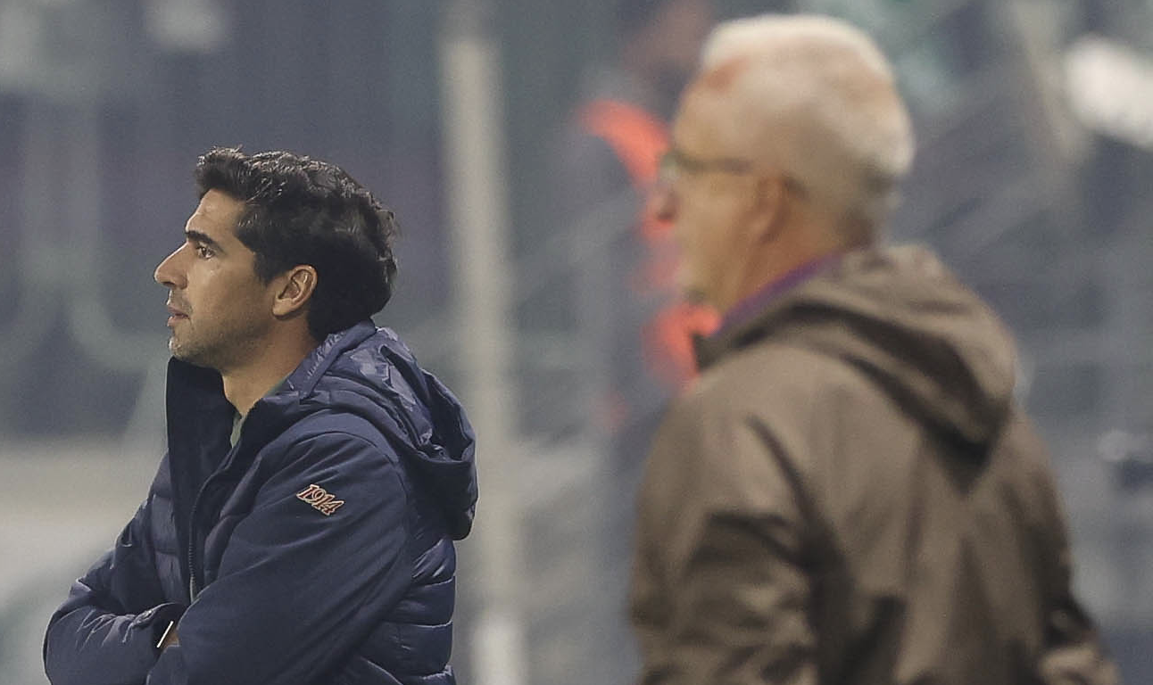 Abel Ferreira durante Palmeiras x Corinthians (Foto: Cesar Greco) Abel Ferreira durante Palmeiras x Corinthians (Foto: Cesar Greco)