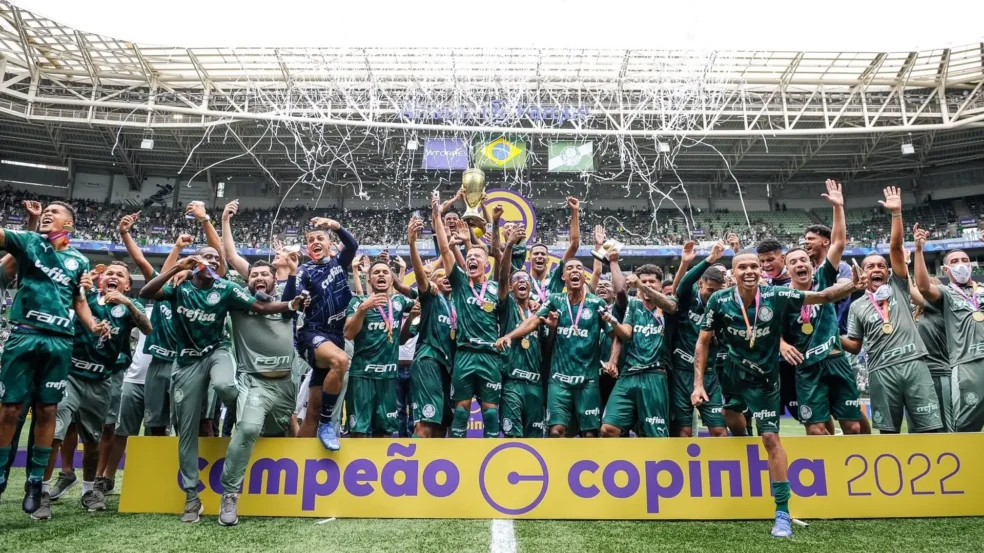 Palmeiras campeão da Copa São Paulo de Futebol Junior de 2022 (Foto: Fabio Menotti) 
