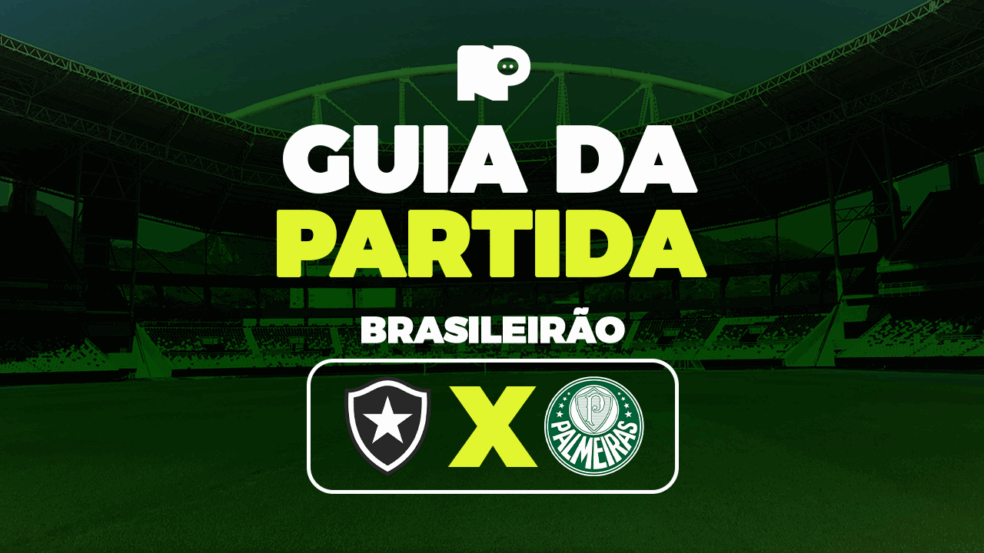 Botafogo x Palmeiras: onde assistir ao vivo, horário e escalações do jogo pelo Brasileirão