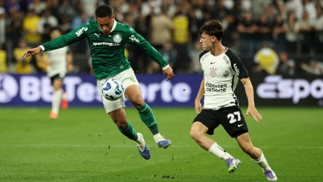 Atuações NP: Vitor Roque e Felipe Anderson são melhores do Palmeiras em Dérbi