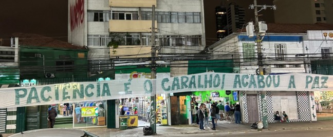 Um dos pedidos é retirada de faixas ameaçadoras (Foto: André Galassi / Nosso Palestra) 