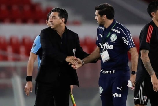 Treinador do River Plate analisa confronto contra Palmeiras: 'Não quer jogar contra a gente'