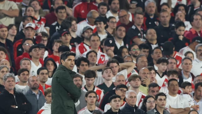 Palmeiras em ação pela Libertadores (Foto: César Greco) 