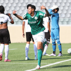 Juan Gabriel marcou pela décima vez no Brasileiro Sub-17 (Foto: Fabio Menotti/Palmeiras/by Canon)
