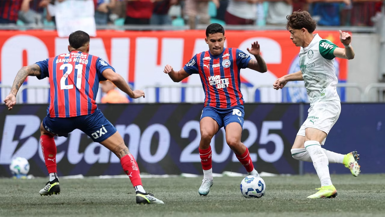 Giay em ação pelo Palmeiras (Foto: César Greco) 