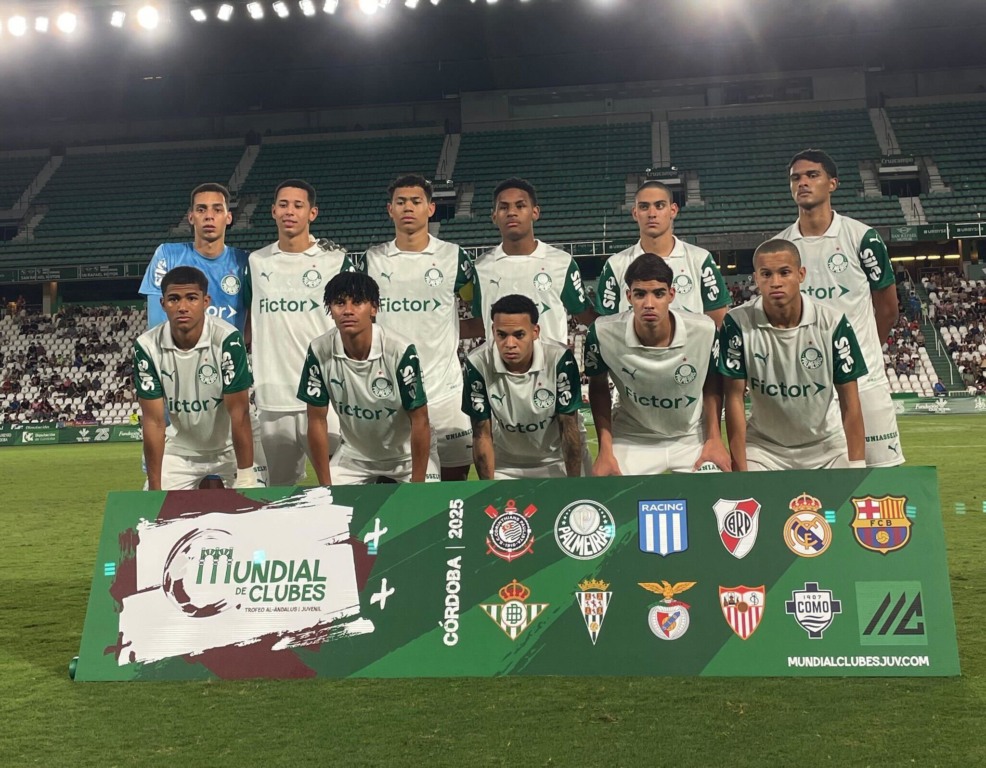 O Palmeiras foi semifinalista do Mundial Sub-17 em setembro, na Espanha (Foto: @mundialclubesjuv) O Palmeiras foi semifinalista do Mundial Sub-17 em setembro, na Espanha (Foto: @mundialclubesjuv)