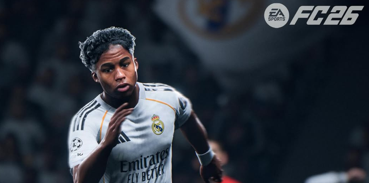 O ex-Palmeiras Endrick, do Real Madrid, será um dos rostos da campanha de divulgação do EA Sports FC 26 - Divulgação