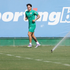 O jogador Mauricio, da SE Palmeiras, durante treinamento, na Academia de Futebol. (Foto: Cesar Greco/Palmeiras/by Canon)