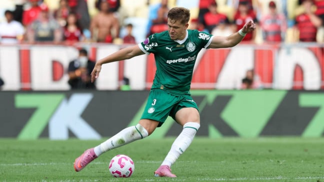 Bruno Fuchs em ação pelo Palmeiras. Foto: César Greco/Palmeiras