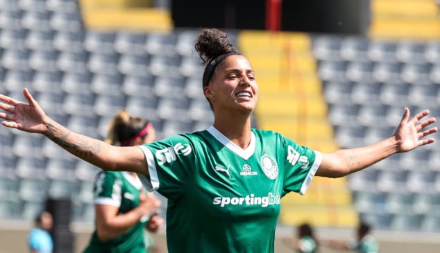 Partida entre Palmeiras e Flamengo, válida pela volta das quartas de final do Campeonato Brasileiro Feminino, na Arena Barueri, em Barueri-SP. (Foto: Fabio Menotti/Palmeiras/by Canon)