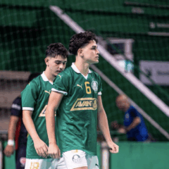 Gabriel Monteiro em ação pelo Palmeiras (Foto:  Murilo Matheus/ TopGoal Assessoria)