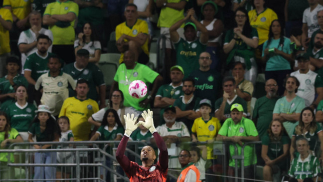 Carlos Miguel foi um dos destaques do Palmeiras na partida contra o Cruzeiro. Foto: César Greco/Palmeiras